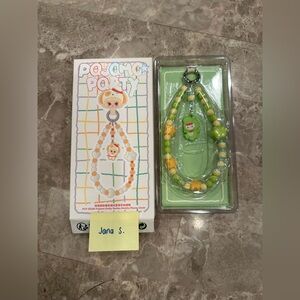 Pop Bean Pajama Party Mobile Phone Chain — Pucky (Crocodile)